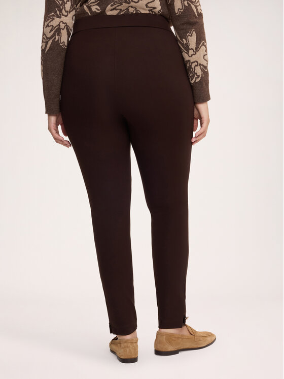 Fiorella Rubino Fiorella Rubino Spodnie materiałowe P086L002516N022 Brązowy Skin Fit