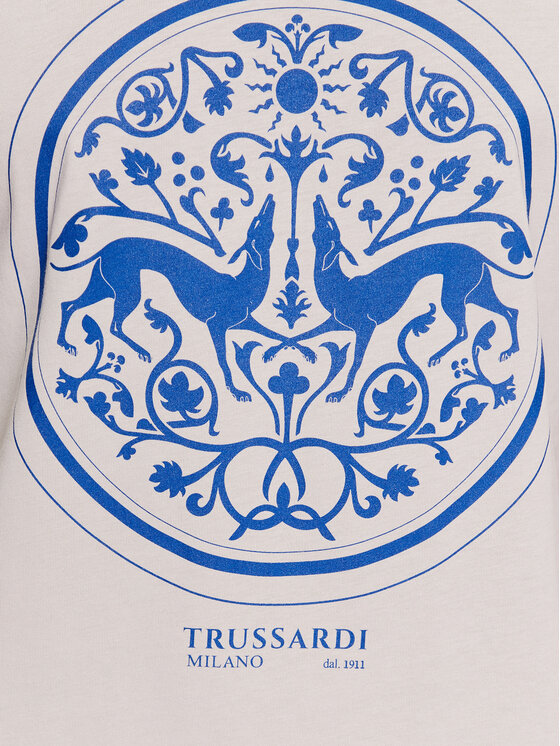 Trussardi Trussardi T-Shirt 52T00776 Beige Regular Fit