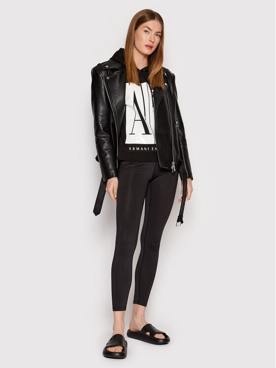 Armani Exchange Armani Exchange Mikina 8NYM14 YJ68Z 1200 Černá Regular Fit