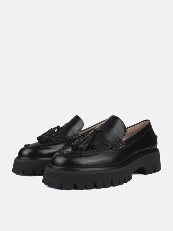 L37 L37 Loafersy SOMETHING GOOD Černá