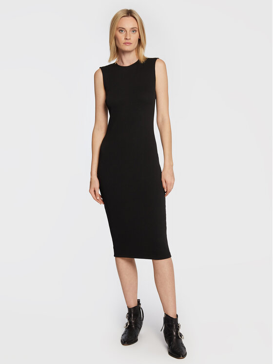 Nissa Nissa Komplekti kuuluvad kampsun ja kleit RZ13527 Must Regular Fit