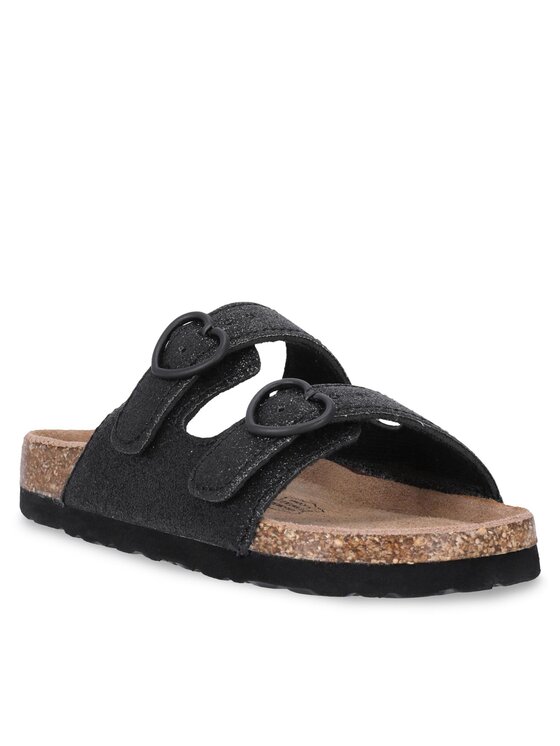 ZigZag ZigZag Šlepetės Messina Kids Cork Z151002 Juoda