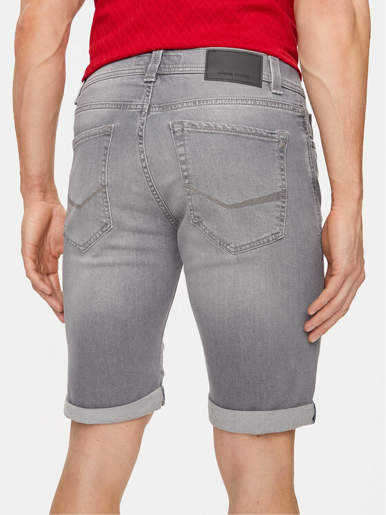 Pierre Cardin Pierre Cardin Džinsiniai šortai C7 34520.8130 Pilka Modern Fit