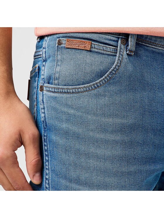 Wrangler Wrangler Jeansy TEXAS SLIM Niebieski Regular Fit