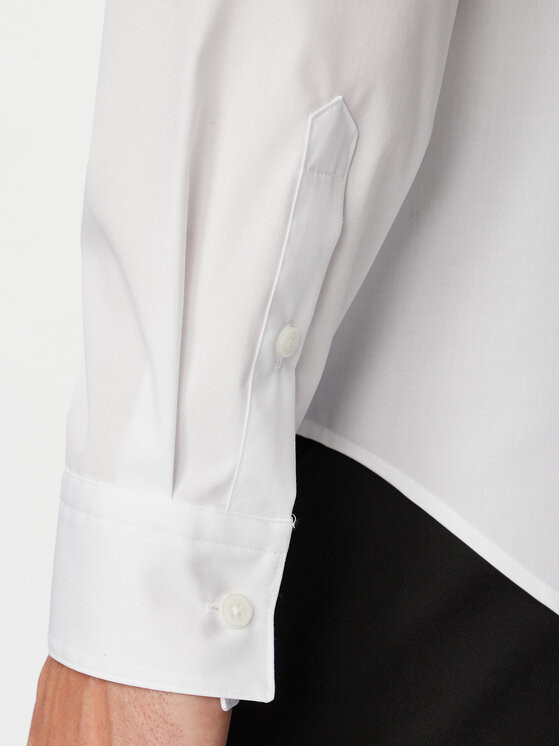Calvin Klein Calvin Klein Koszula Supima LV04LH105G Biały Regular Fit