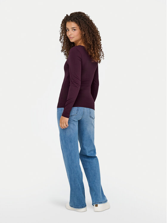 ONLY ONLY Majica Lea 15302647 Ljubičasta Slim Fit