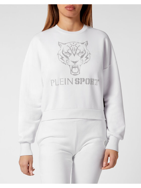 Plein Sport Plein Sport Longsleeve 13003 Bianco Regular Fit