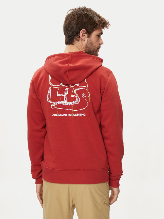 Felpa rossa north face cheap