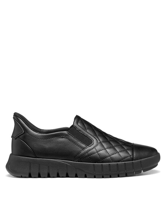Geox Pantofi D Flextride Plus D667SA 000BC C9999 Negru