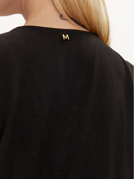 LOLA CASADEMUNT LOLA CASADEMUNT Μπλουζάκι MS2415028 Μαύρο Relaxed Fit