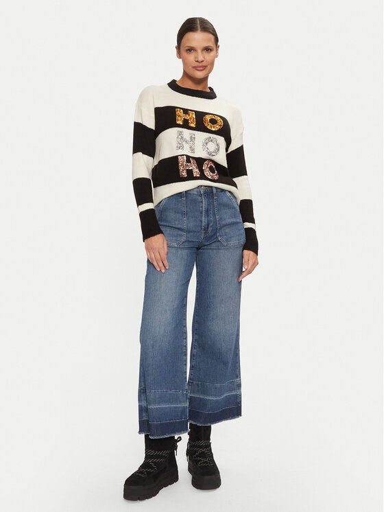 Brave Soul Brave Soul Maglione LKX-230TRIHO Écru Regular Fit