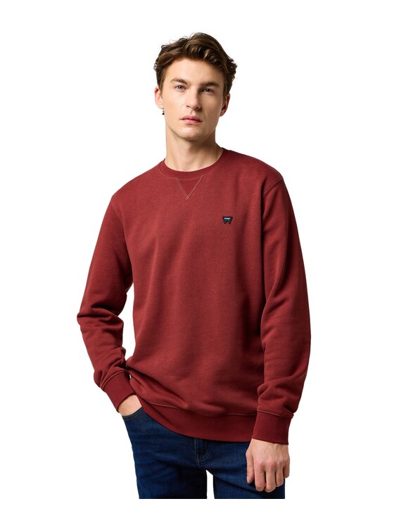 Wrangler Wrangler Felpa 112371464 Bordeaux Regular Fit