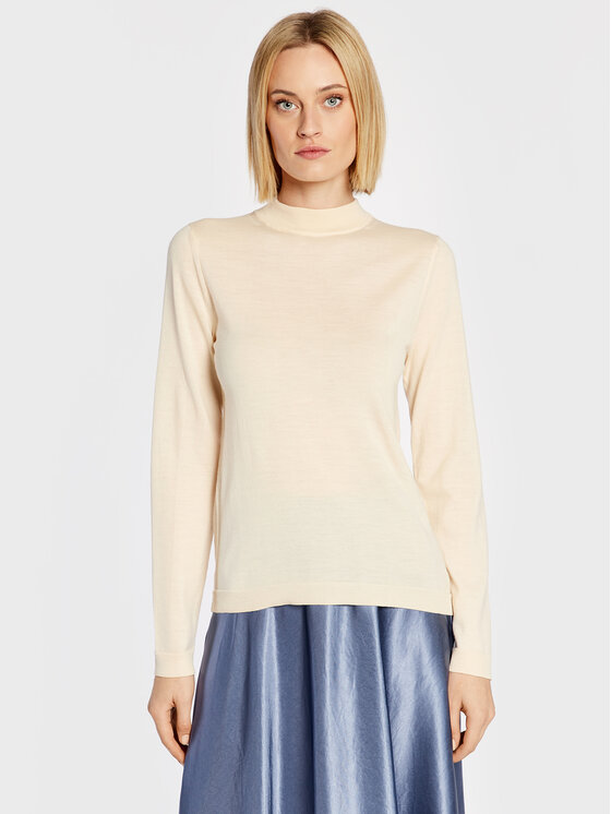 Max Mara Leisure Пуловер Corinto 33660926 Бежов Regular Fit