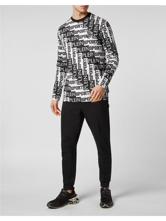 Plein Sport Plein Sport T-Shirt 21397 Biały Regular Fit