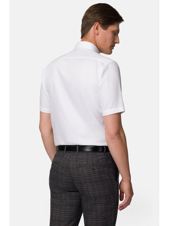 Lancerto Lancerto Koszula Olive KO073123000041 Biały Slim Fit