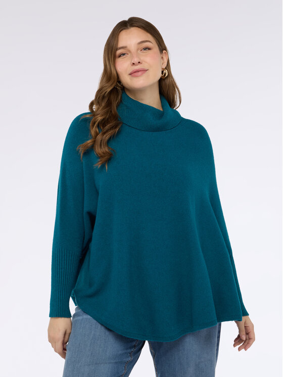 Fiorella Rubino Fiorella Rubino Maglione M056E002042N024 Turchese A-Line Fit