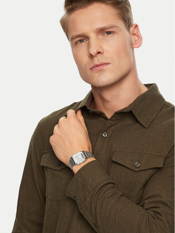 Casio Casio Laikrodis Vintage Maxi AQ-230A-7AMQYES Sidabrinė