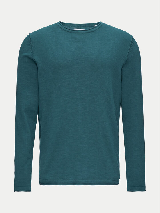 s.Oliver s.Oliver Majica z dolgimi rokavi 2150762 Zelena Regular Fit