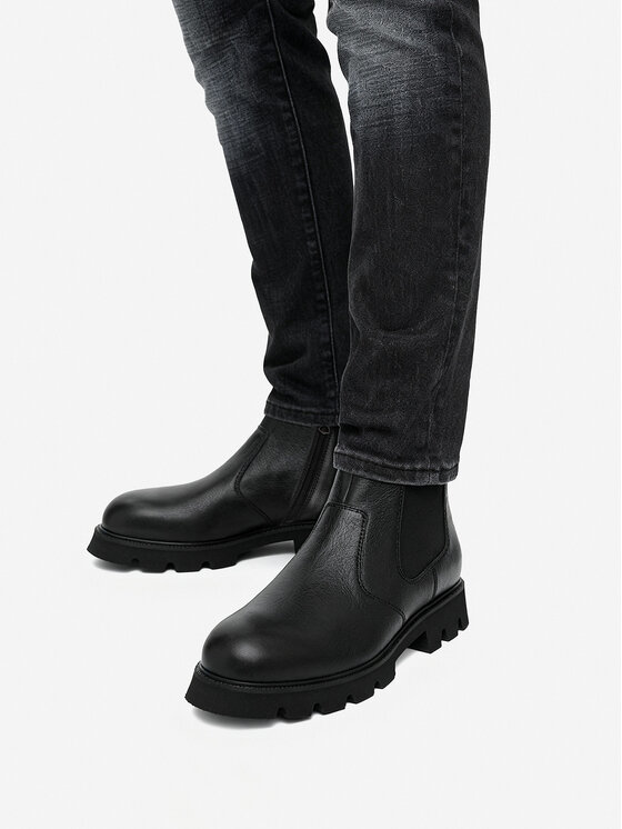 G-Star Raw G-Star Raw Botki EO-ROWHIDE-02 MI08 Czarny