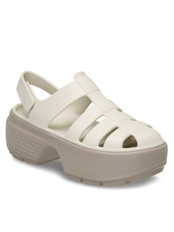 Crocs Crocs Sandali Stomp Fisherman Sandal 209938 Siva