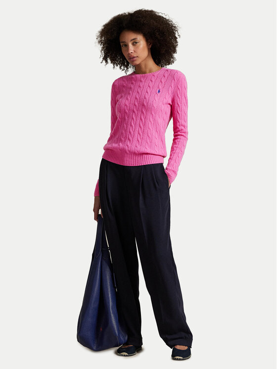 Polo Ralph Lauren Polo Ralph Lauren Megztinis 211971865008 Rožinė Slim Fit