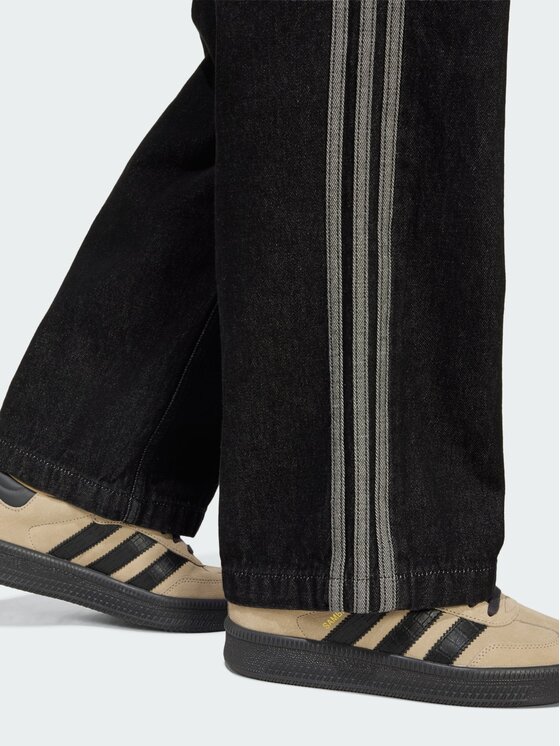 adidas adidas Spodnie dresowe Firebird denim Czarny Loose Fit