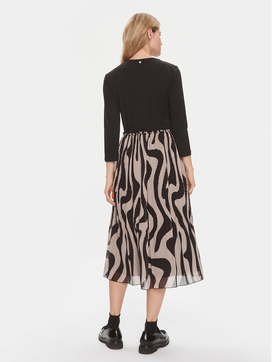 Liu Jo Liu Jo Kleid für den Alltag WA4112 J7821 Schwarz Regular Fit