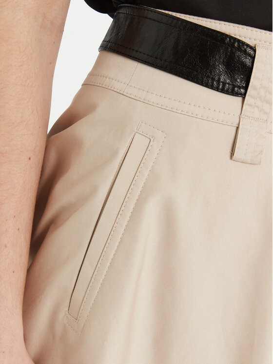 Marella Marella Φούστα σε γραμμή Α Kuban 2513101011 Μπεζ Regular Fit