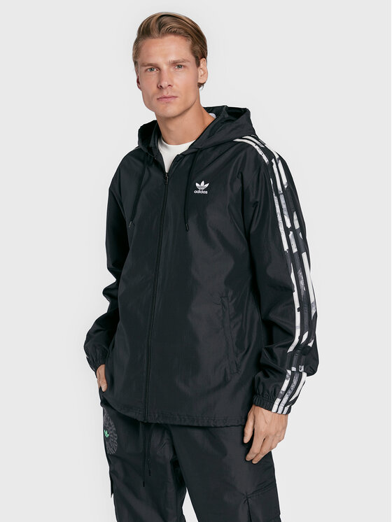 adidas adidas Geacă Camo Series HK5139 Negru Relaxed Fit