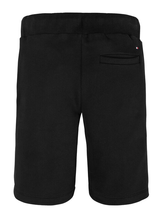 Tommy Hilfiger Tommy Hilfiger Pantaloni scurți sport Essential KB0KB09667 Negru Regular Fit