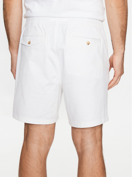 Polo Ralph Lauren Polo Ralph Lauren Riidest šortsid 710644995042 Valge Regular Fit