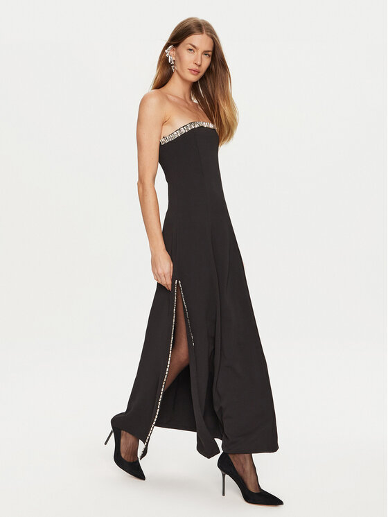 Eleh Eleh Abendkleid E00348 Schwarz Regular Fit