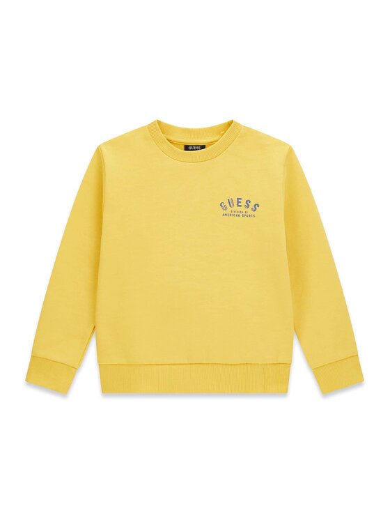 Guess Kids Guess Kids Bluza 183755 Żółty Classic Fit