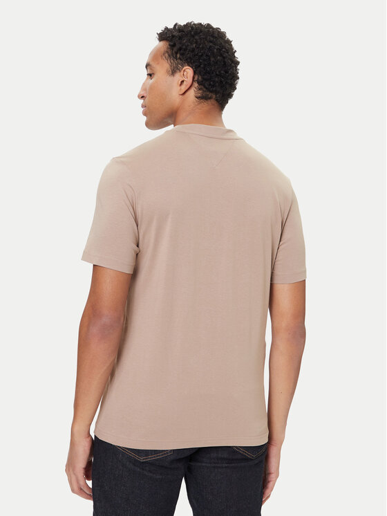 Tommy Hilfiger Tommy Hilfiger Футболка Linear Flag MW0MW41338 Бежевий Regular Fit