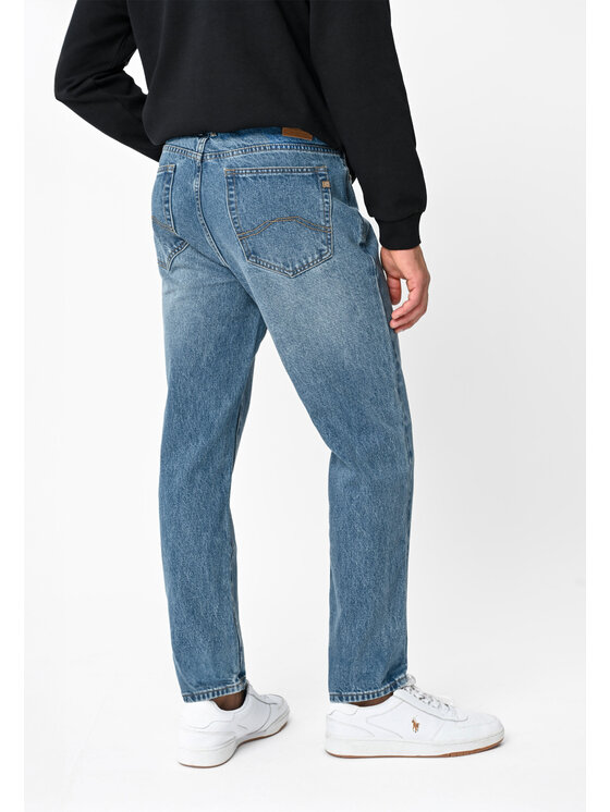 Volcano Volcano Jeansy D-JACOB Niebieski Slim Fit