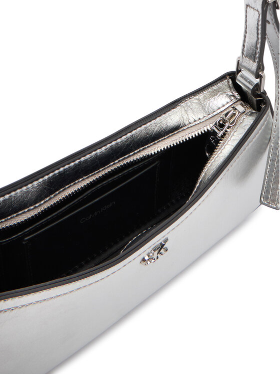 Calvin Klein Calvin Klein Táska Ck Metallic Small Shoulder Bag LV04F3304G Ezüst