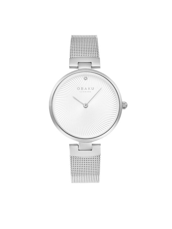 Obaku Obaku Hodinky V256LXCIMC Strieborná
