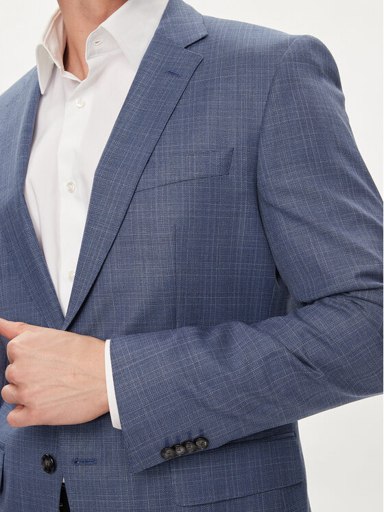 BOSS Boss Oblek H-Huge-2Pcs-224 50509502 Modrá Slim Fit