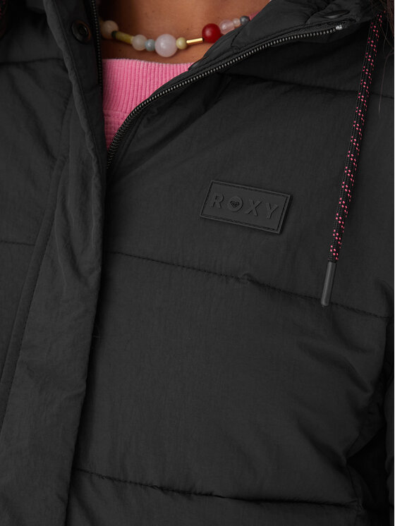 Roxy Roxy Átmeneti kabát Nightfall ERJJK03680 Fekete Regular Fit