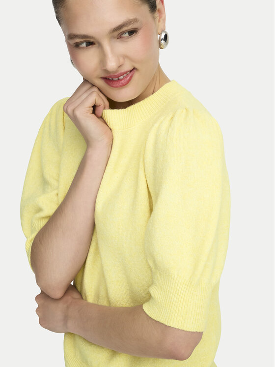 ONLY ONLY Светр Rica 15318551 Жовтий Regular Fit