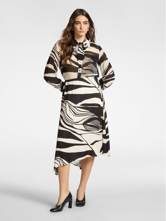 Elena Mirò Elena Mirò Camicia 5007P000300N001 Nero Regular Fit