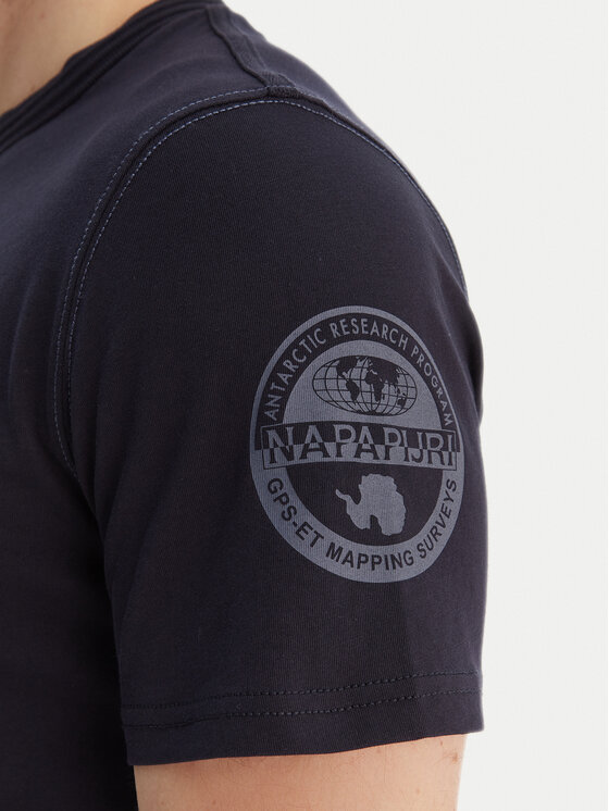 Napapijri Napapijri T-Shirt S-Amundsen NP0A4IN8 Dunkelblau Regular Fit