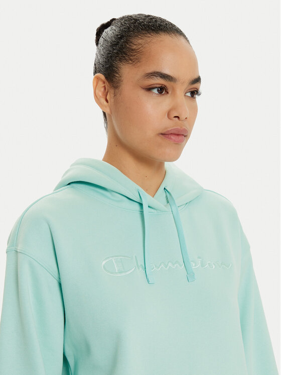 Champion Champion Majica dugih rukava 117581 Zelena Regular Fit