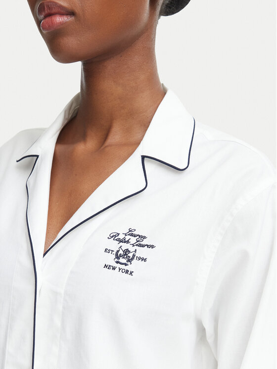 LAUREN RALPH LAUREN LAUREN RALPH LAUREN Pidžaama ILN12545 Valge Regular Fit