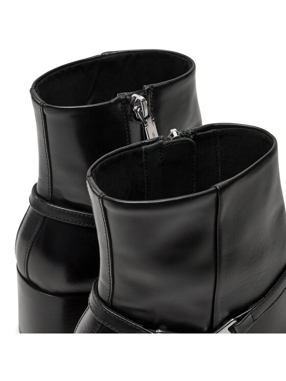 Calvin Klein Calvin Klein Členková obuv Ankle Boot 55 HW0HW02095 Čierna