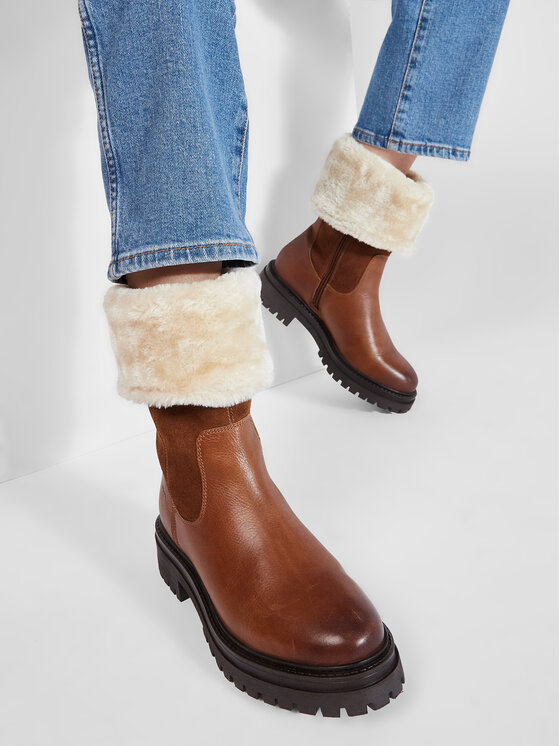 Geox Geox Členková obuv D Iridea M D04HRM 02246 C6001 Hnedá