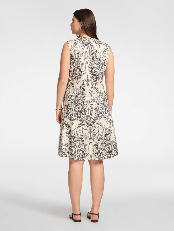 Elena Mirò Elena Mirò Sukienka codzienna 7000P000305N001 Czarny A-Line Fit