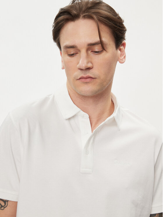 Pepe Jeans Pepe Jeans Polo Harper PM542157 Bijela Regular Fit