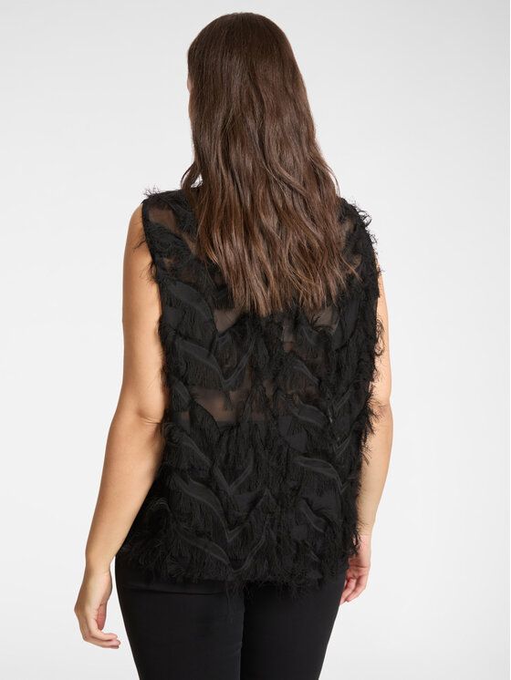Elena Mirò Elena Mirò Top D017E100020N033 Nero Regular Fit
