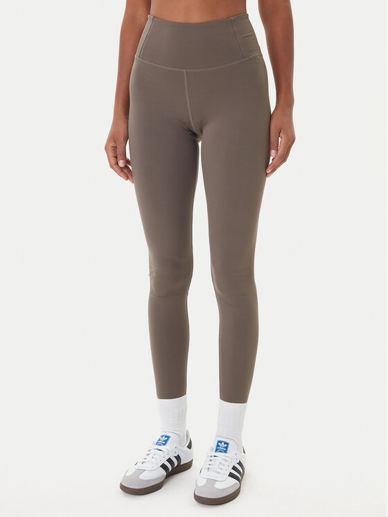 Girlfriend Collective Legginsy Float 4021 Beżowy Slim Fit